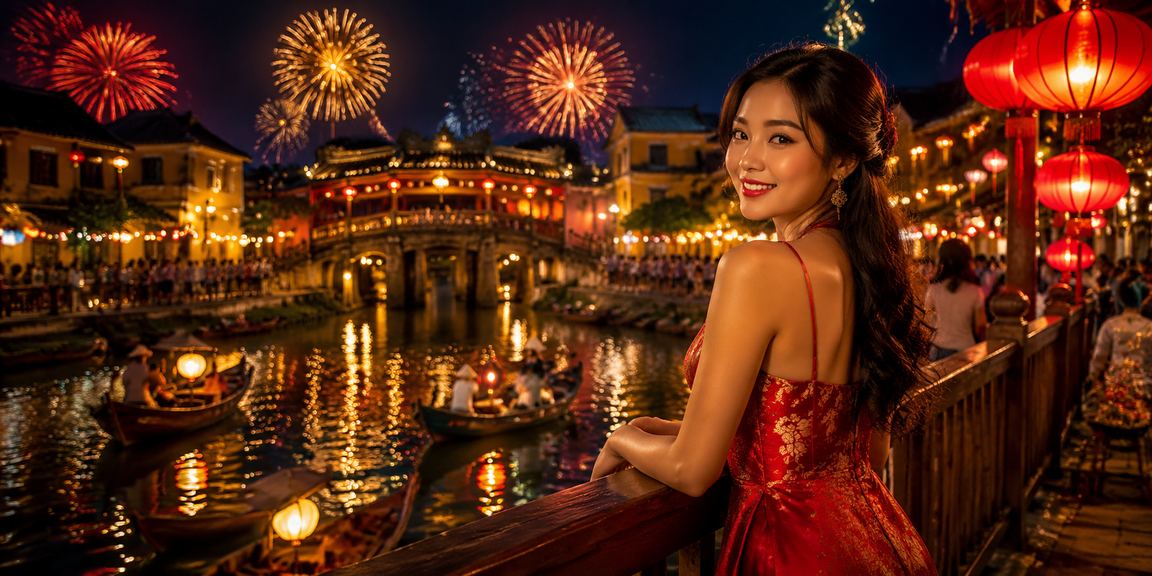 Không khí cá cược bóng đá sôi động tại chợ đêm Hội An
